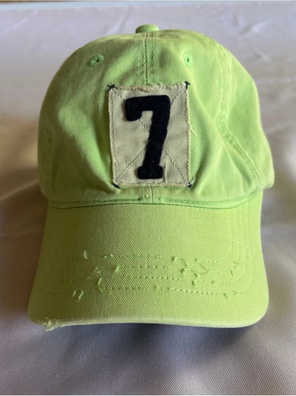 Abercrombie & Fitch Vintage Lime Green Cap